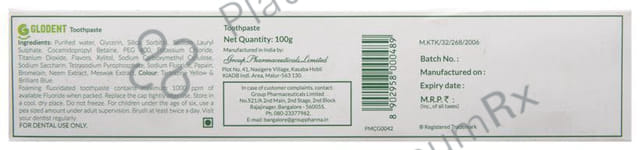 Glodent Toothpaste 100gm