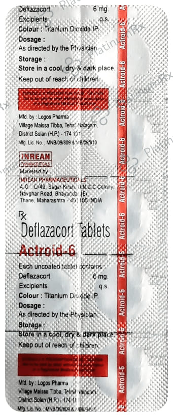 Actroid 6mg Tablet 10s