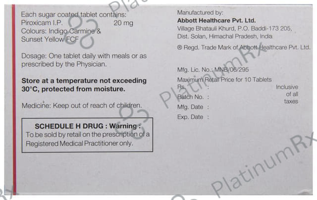 Suganril 20mg Tablet 10s