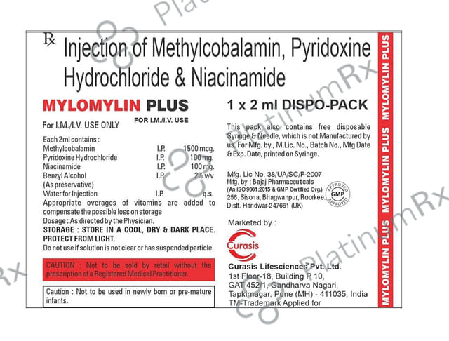 Mylomylin Plus Injection 2ml