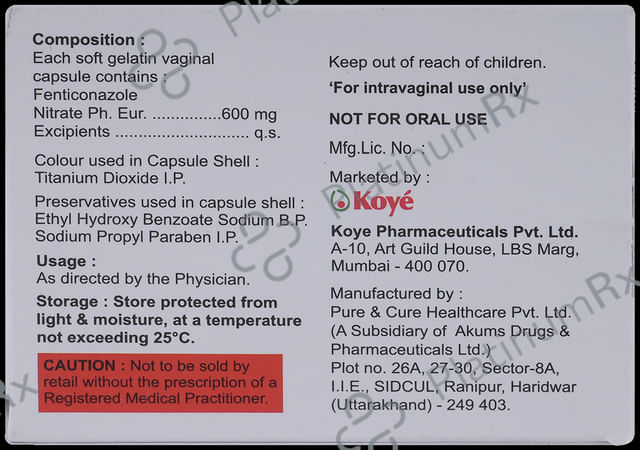 Fegus Vaginal Capsule