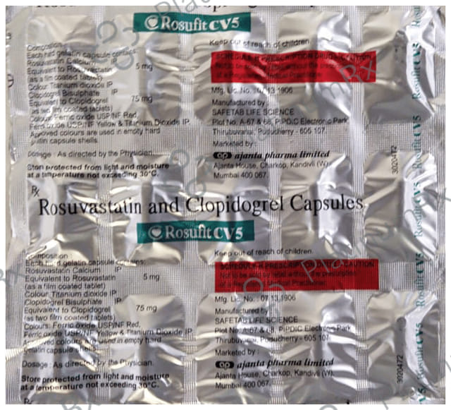 Rosufit CV 5/75mg Capsule 15s
