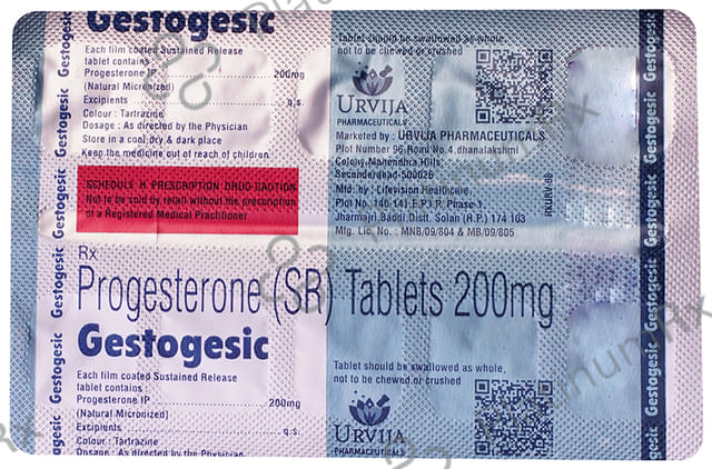 Gestogesic 200mg Tablet SR 10s