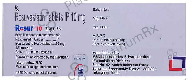 Rosur 10mg Tablet 10s