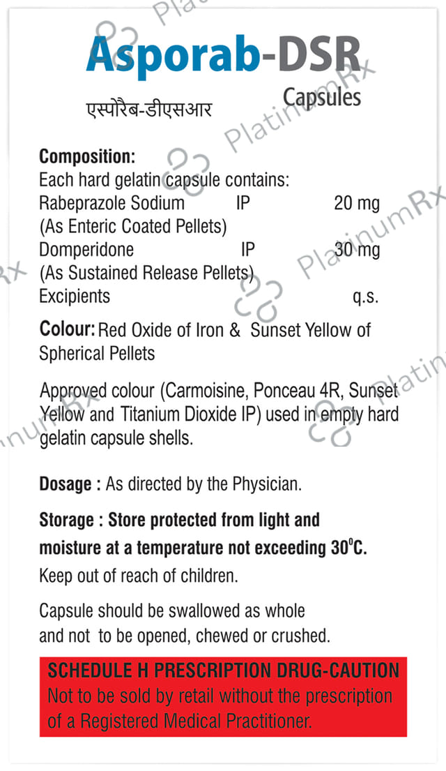 Asporab D 20mg/30mg Capsule SR