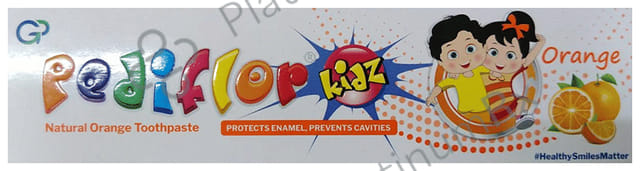 Pediflor Kidz Protects Enamel & Prevents Cavity Orange Flavour Toothpaste 70gm