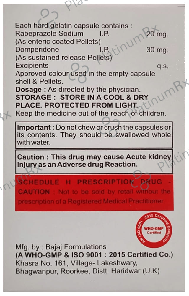 Funrab D 30/20mg Capsule SR 10s