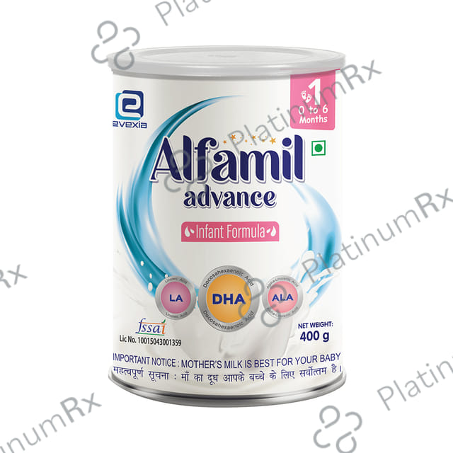 Evexia Alfamil Infant Formula with Omega 3-6-9 (Upto 6 Months)