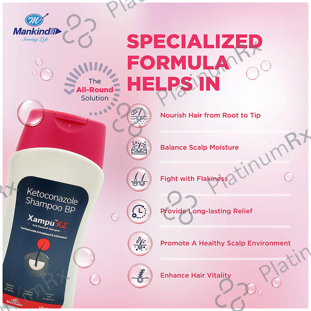 Xampu KZ 2% Anti Dandruff Shampoo 100ml