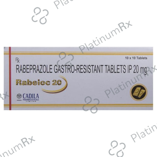 Rabeloc 20mg Tablet 10s