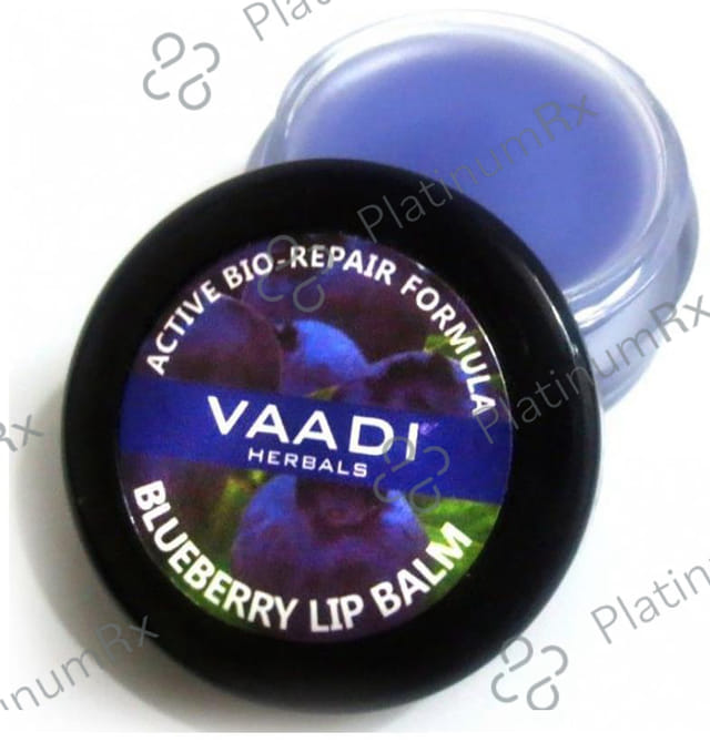 Vaadi Herbals Super Value Pack of 8 Lip Balm Blueberry Mojito