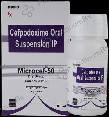 Microcef 50mg Dry Syrup 30ml