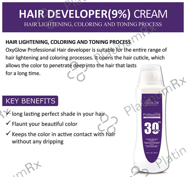 Oxyglow Herbals Developer 9% Cream 1000 ml