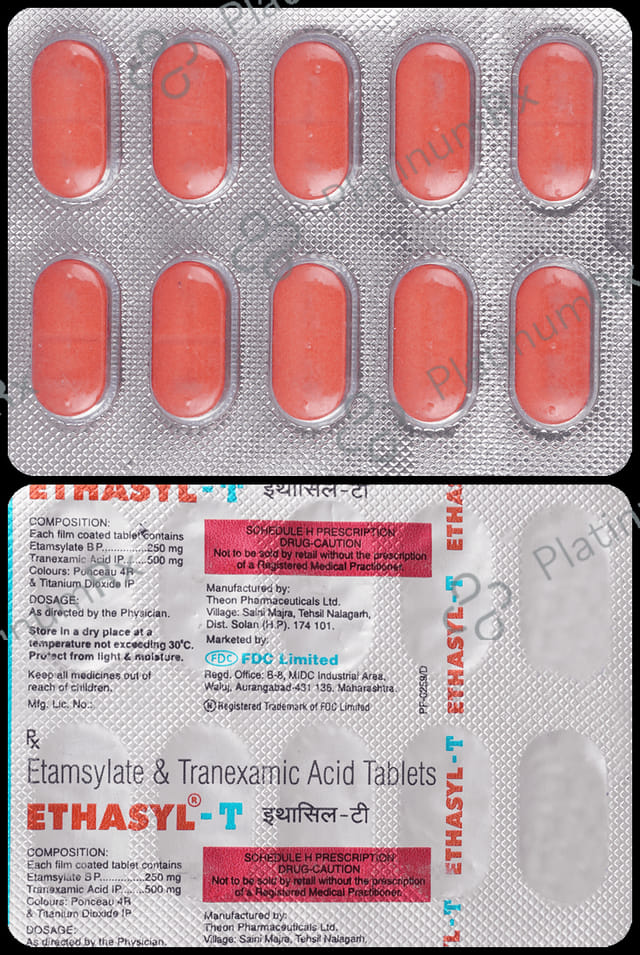 Ethasyl T 500/250mg Tablet 10s