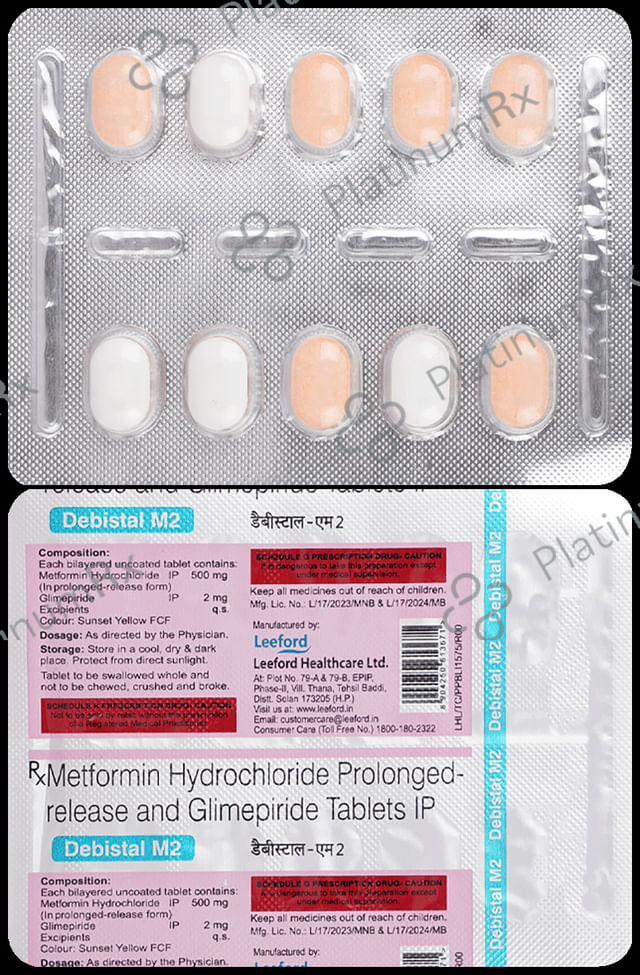 Debistal M 2/500mg Tablet 10s