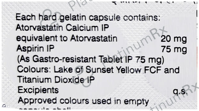 Ecosprin AV 75/20mg Capsule 15s