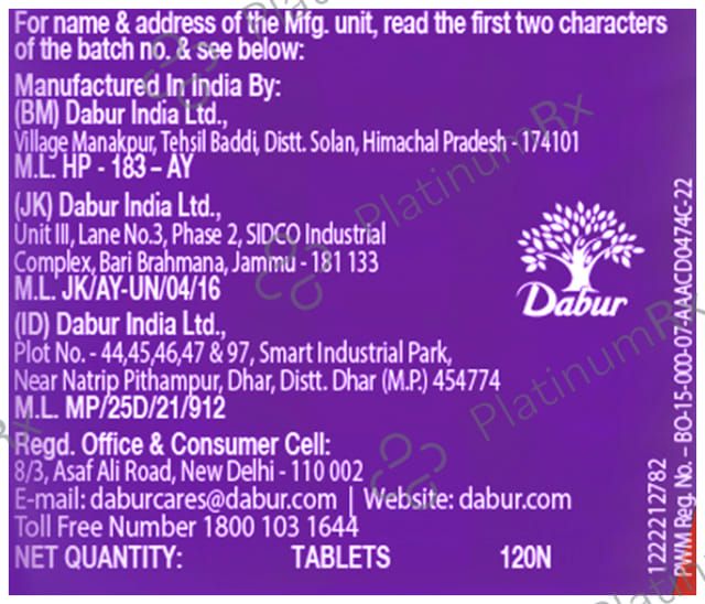 Dabur Hajmola Imli Flavour Tablet 120s
