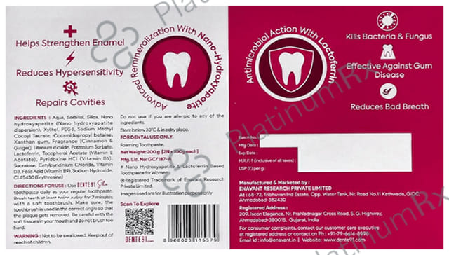 Dente 91 She 100gm Toothpaste 2s
