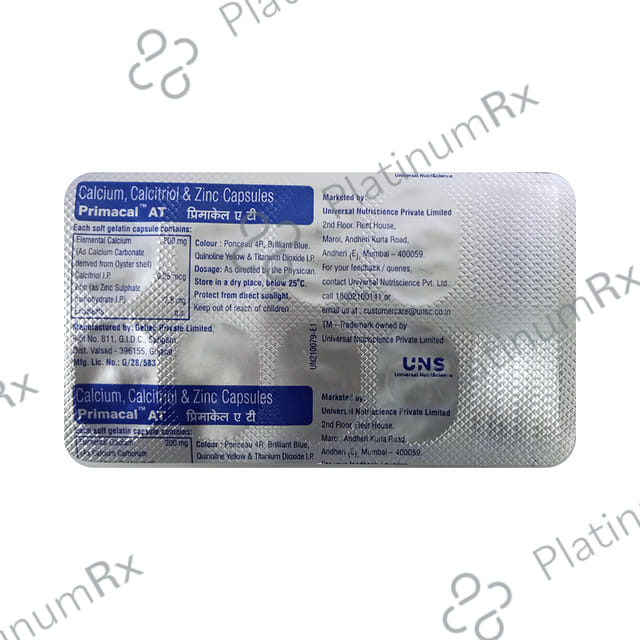 Primacal AT Calcium & Mineral Supplement Capsule 10s