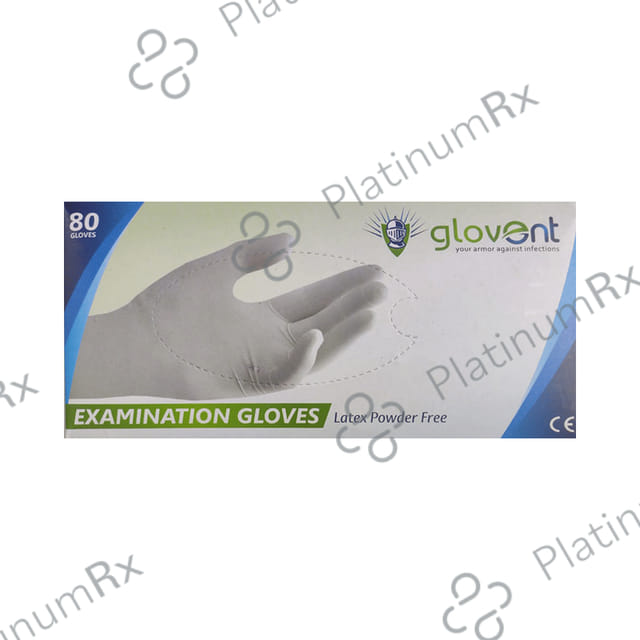 Glovent Examination Glove Large Latex Powder Free 80 Gloves