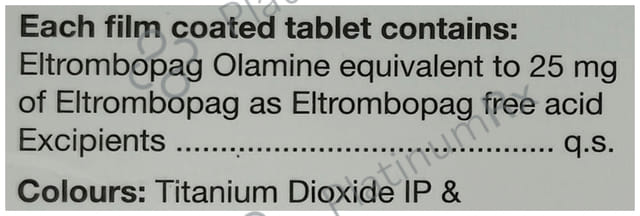 Eltromag 25mg Tablet 7s