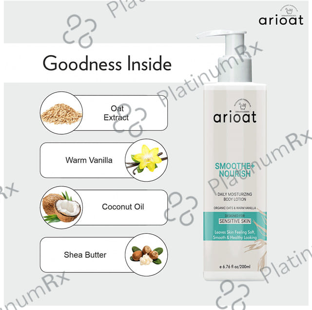 Arioat Smoothe + Nourish Daily Moisturizing Body Lotion