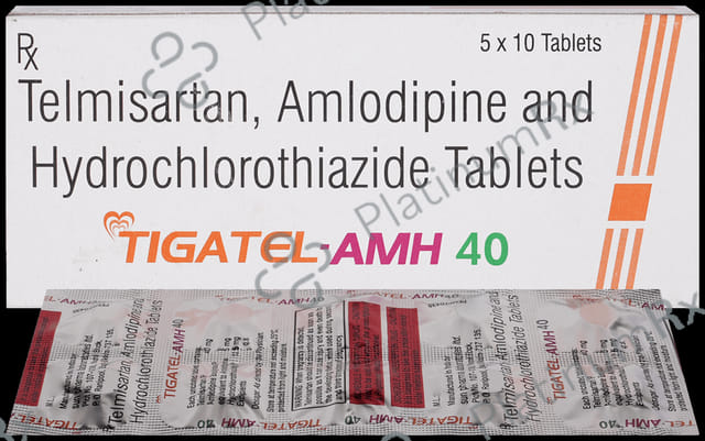 Tigatel AMH 40mg/5mg/12.5mg Tablet