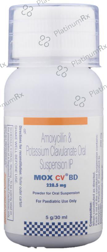 Mox CV BD 228.5mg Powder for Oral Suspension 30ml
