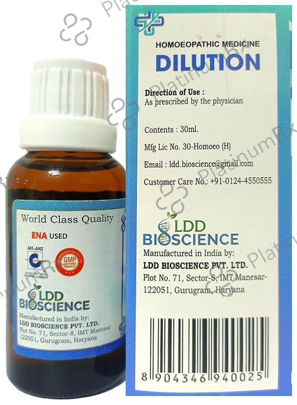 LDD Bioscience Aurum Metallicum Dilution 1000 CH 30 ml