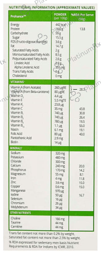 Prohance Protein Supplement Chocolate Flavour Powder 200gm