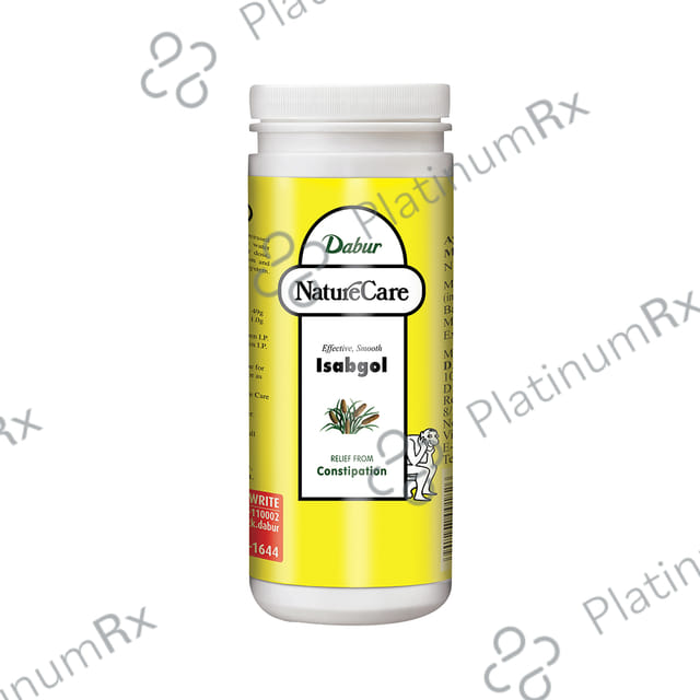 Dabur Nature Care Isabgol Powder - Eases Constipation & Supports Smooth Bowel Movement 375 gm