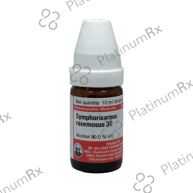 Dr Willmar Schwabe Germany Symphoricarpus Racemosus Dilution 30
