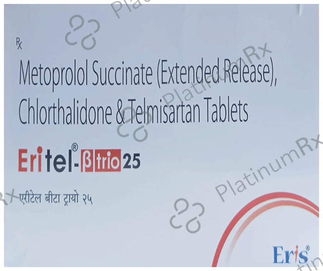 Eritel Beta Trio 25mg Tablet ER 15s