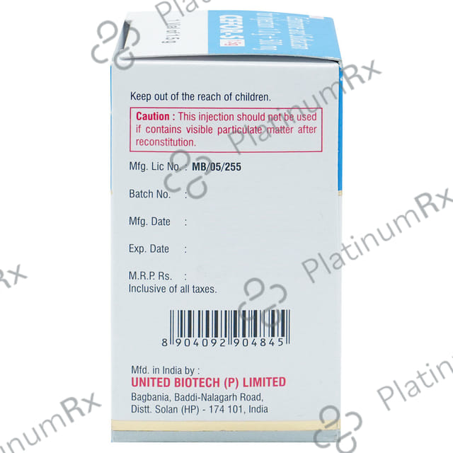 Ceforf S 1.5gm Injection