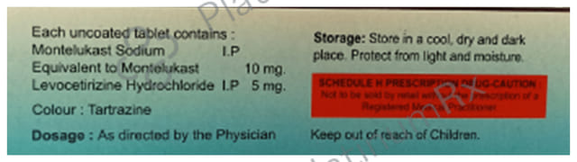 Opimont L 10/5mg Tablet 10s