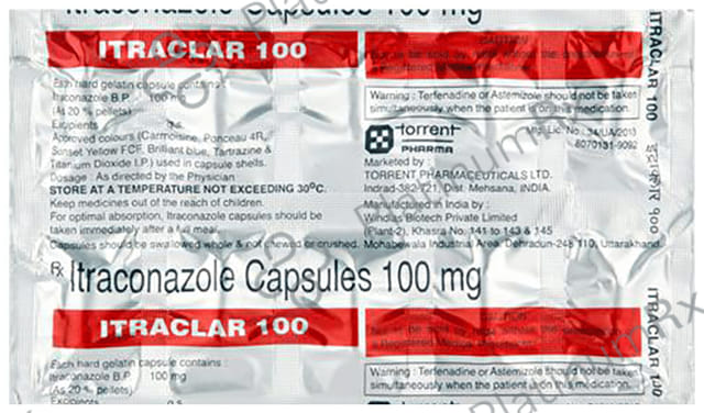 Itraclar 100mg Capsule 10s