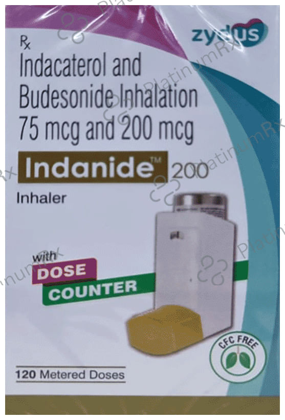 Indanide 200/75mcg Inhaler 120MDI