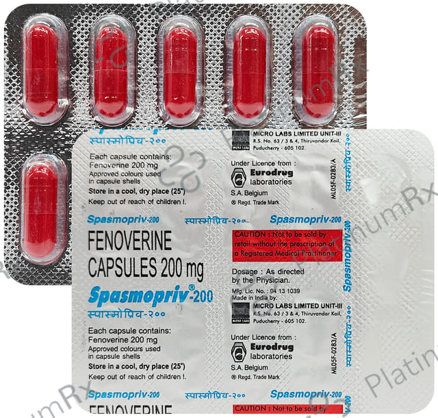 Spasmopriv 200mg Capsule