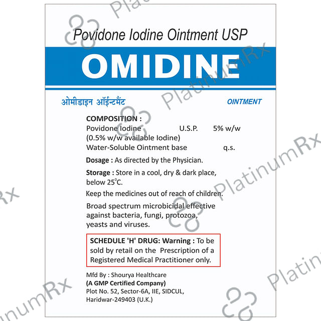 Omidine Ointment 15 Ointment