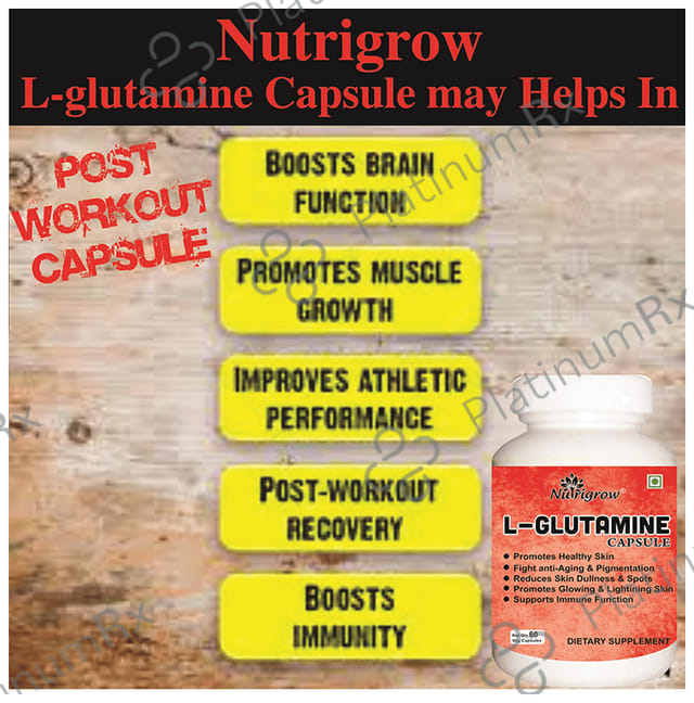 Nutrigrow L-Glutamine Capsule