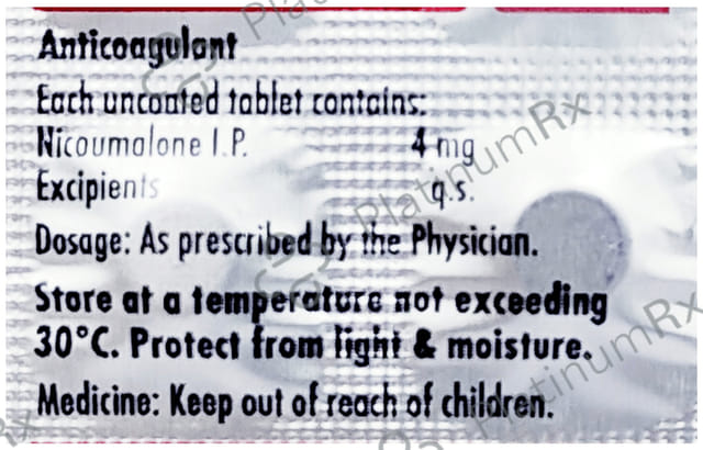 Acitrom 4mg Tablet 30s
