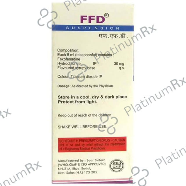 Ffd Oral Suspension