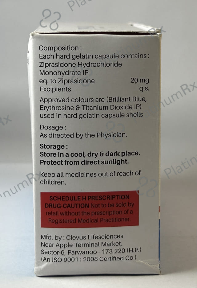 Zipsia 20mg Capsule 10s