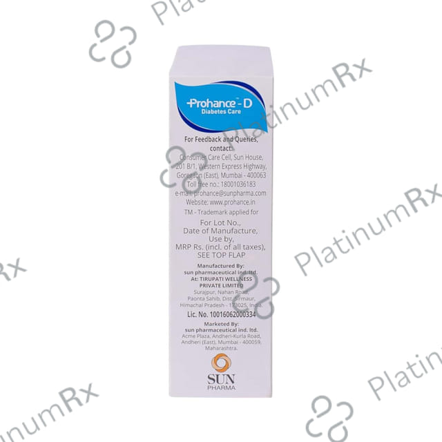 Prohance D Vanilla Flavour Powder 200gm