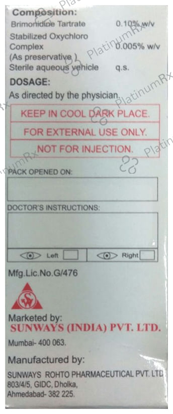 Cibrim Z Eye Drop 5ml