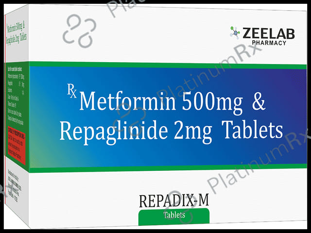 Repadix M 2mg/500mg Tablet