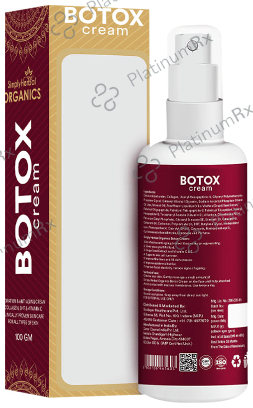 Simply Herbal Organics Botox Cream