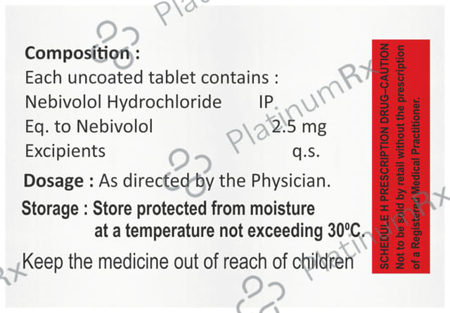 Nebimust 2.5mg Tablet 10s