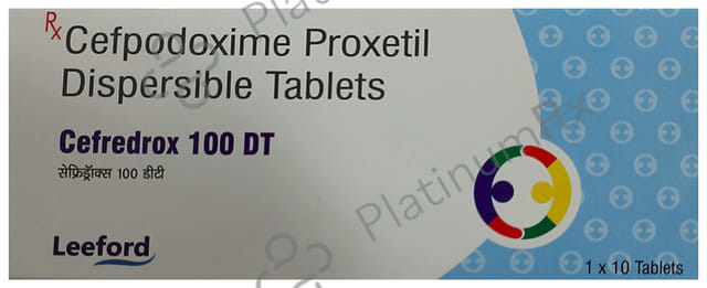 Cefredrox 100mg Tablet DT 10s