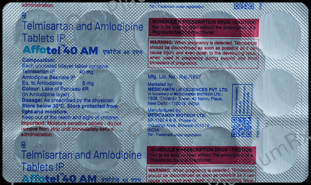 Affotel 40/5mg AM Tablet 15s